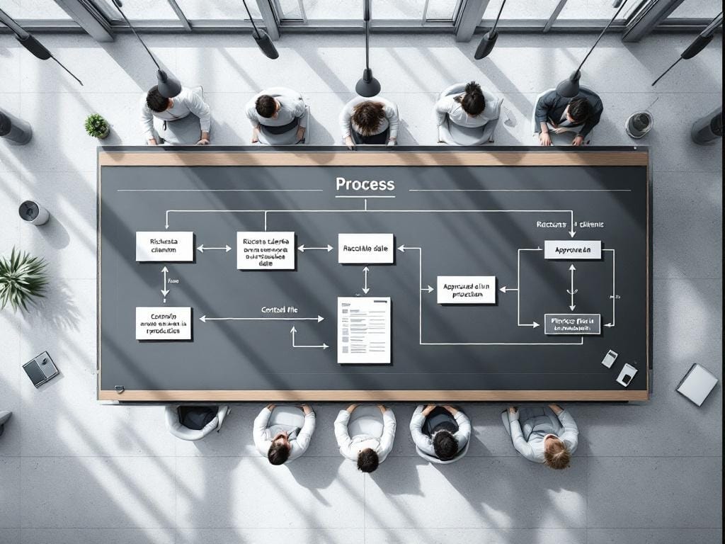 Mappatura del flusso ordini print online prima dell'automazione