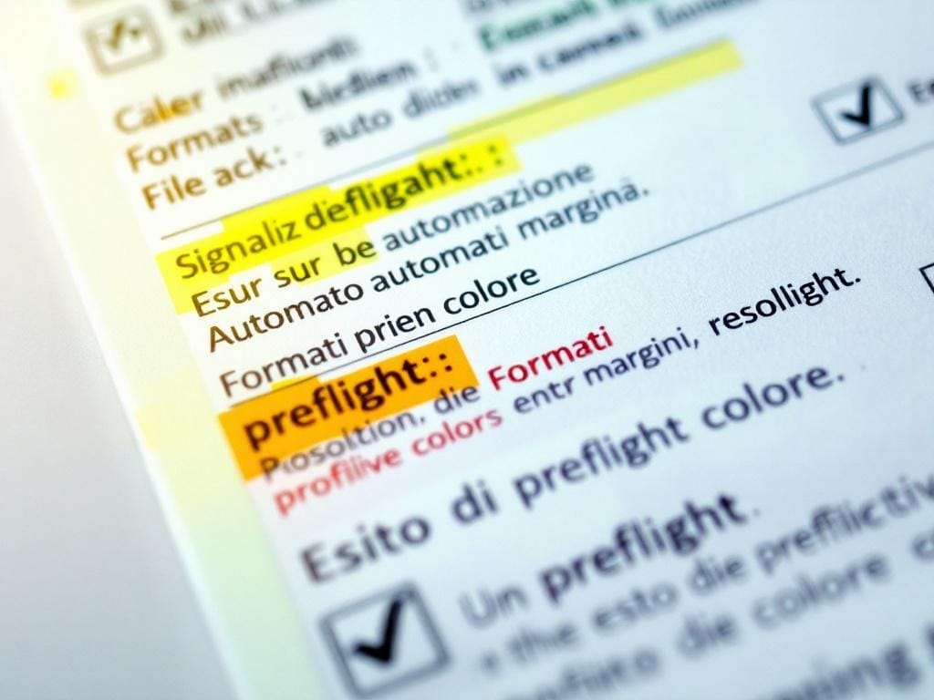 Controlli automatici sui file per ordini print online