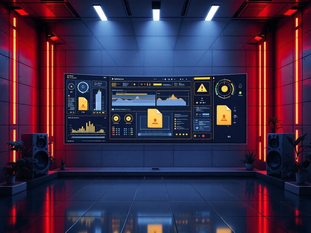 Interfaccia di workflow con controlli bloccanti e avvisi separati