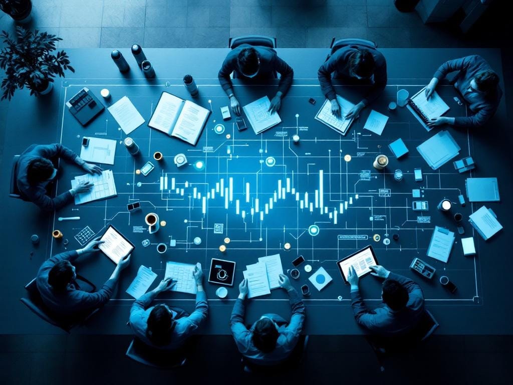Mappa del processo just in time per la stampa con fasi sequenziali