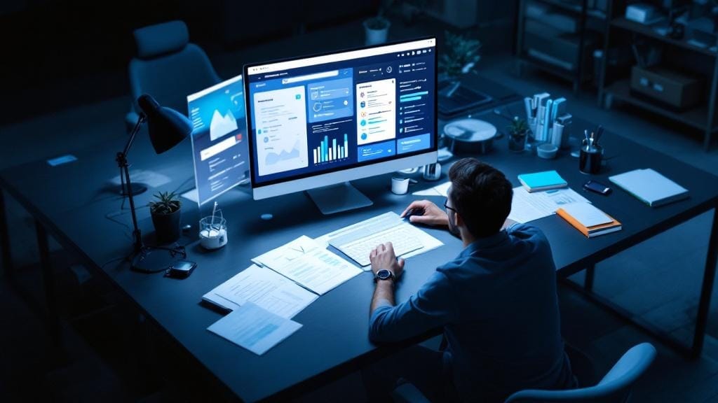 Dashboard di funzionalità portale stampa online con riordino, template, approvazioni e tracking