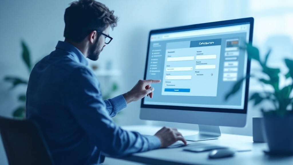 Configuratore prodotti per stampati personalizzati con campi obbligatori, validazioni, anteprima e approvazione file.